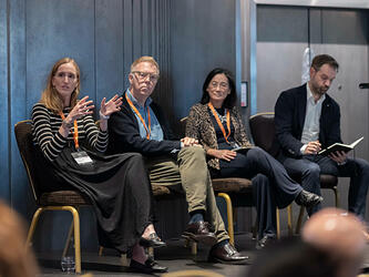 Panel at Foresight conference. Credit: Will Amlot